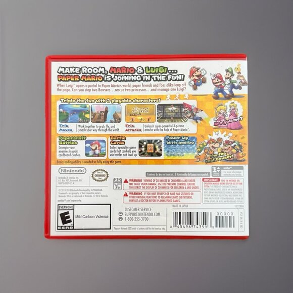 Mario & Luigi: Paper Jam (Nintendo 3DS, 2016) Working Tested - Picture 2 of 14